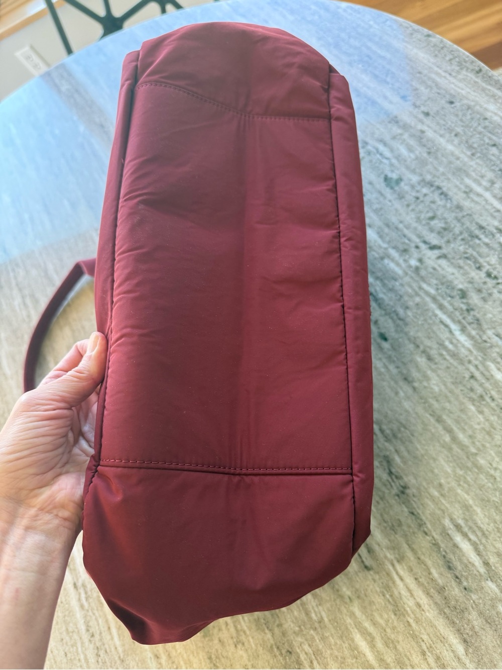Athleta Wine Red Tote Bag - Picture 6 of 8